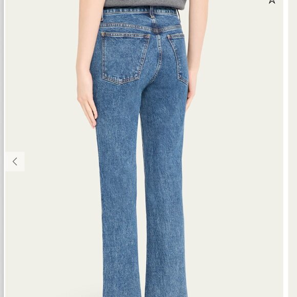 Khaite The Vivian Cropped Boot-Cut Jeans sz 28 - Picture 2 of 8